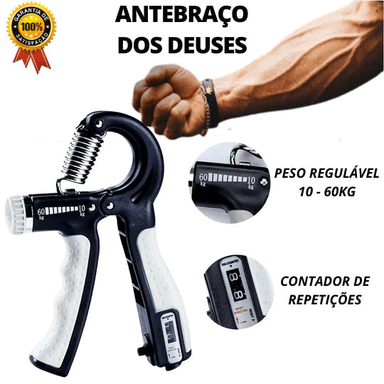 Flexor de Punho Ajustável | Regulável 10 a 60kg