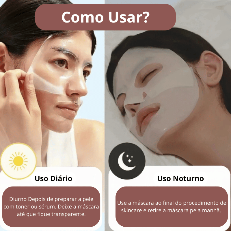 BiocollagenPlus Pro | Máscara Absorvível de Colágeno + Ativos do Botox