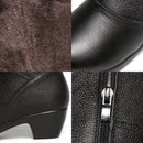 Bota de Couro Legitimo Aurora | Inverno Com Estilo