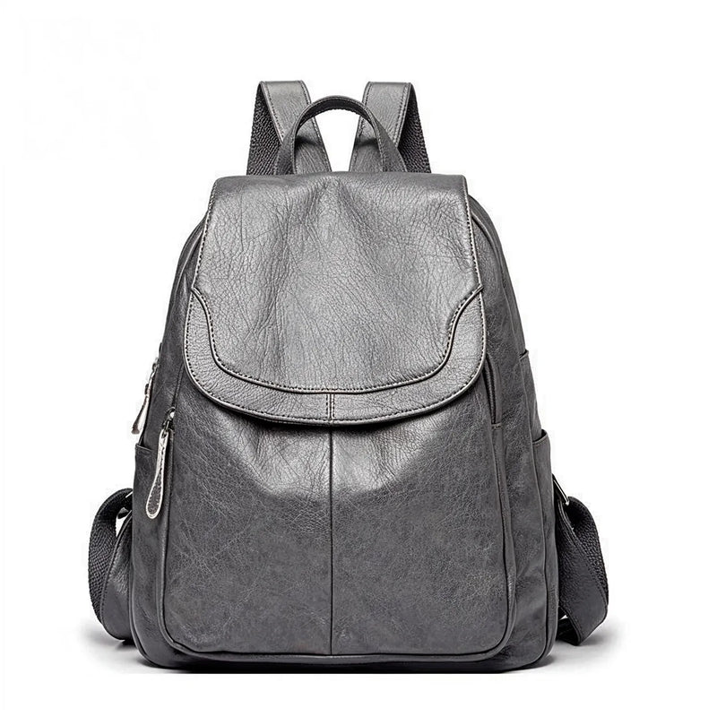 Mochila Luna Feminina - Couro Legítimo Impermeável
