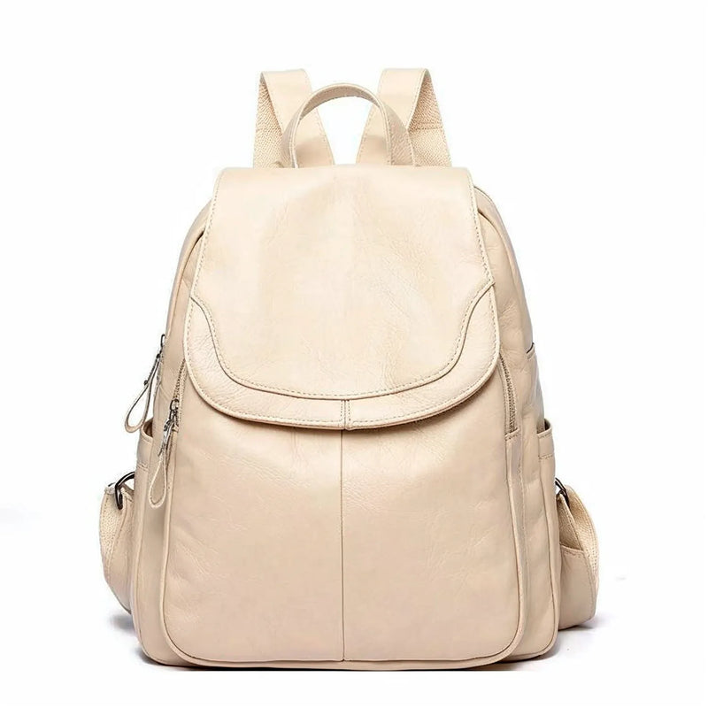 Mochila Luna Feminina - Couro Legítimo Impermeável