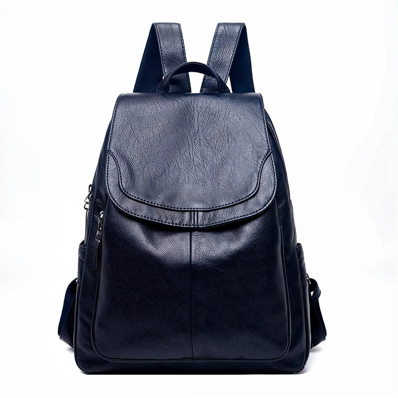 Mochila Luna Feminina - Couro Legítimo Impermeável