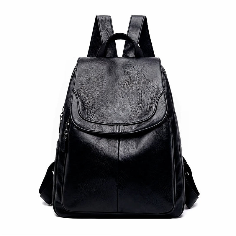 Mochila Luna Feminina - Couro Legítimo Impermeável