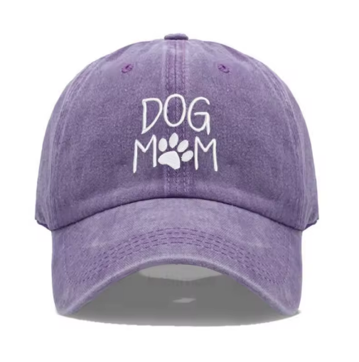 Boné de Beisebol Mamãe de Cachorro | Bordado 100% Algodão