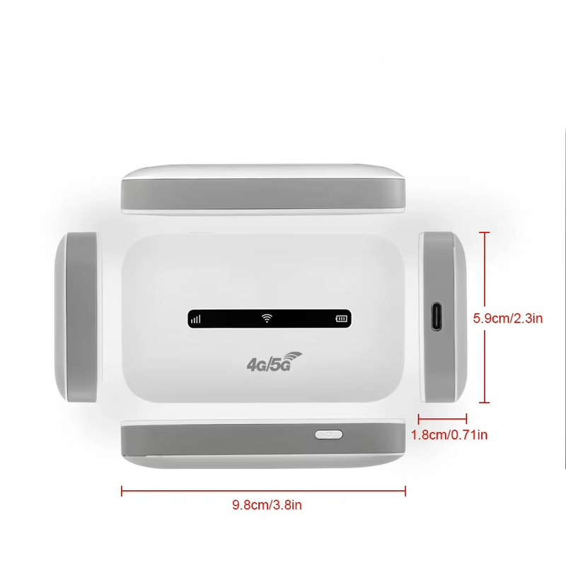 Roteador Portátil 4G LTE | Wifi de Bolso - 8 /10 Usuários