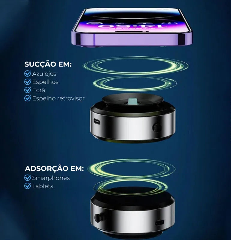 Suporte Magnético Automotivo | Ultra Estável