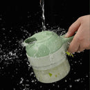 Triturador de Legumes Elétrico Multifuncional 4 em 1 | Seu ajudante de cozinha