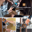 Carteira Minimalista Antifurto | Botão Pop-Up Inteligente