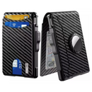 Carteira Minimalista Antifurto | Botão Pop-Up Inteligente