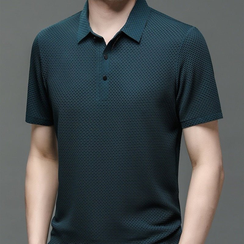 Camisa Polo Masculina Seda Peruana - Tecnologia Respirável